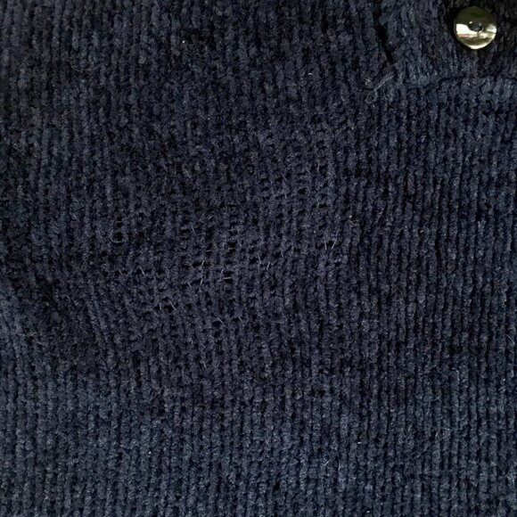 Vintage 90s Carolina Colours Navy Cottagecore Indie Grandpa Pullover Sweater / M - Picture 7 of 7